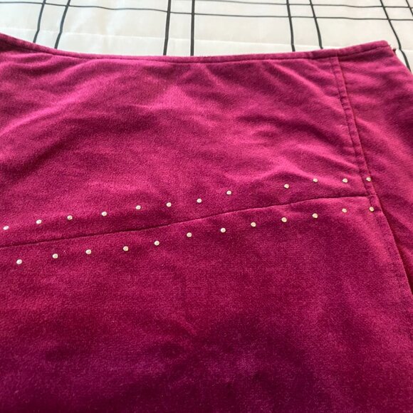 Esprit Corduroy Studded Wrap-Style Skirt - Picture 2 of 4